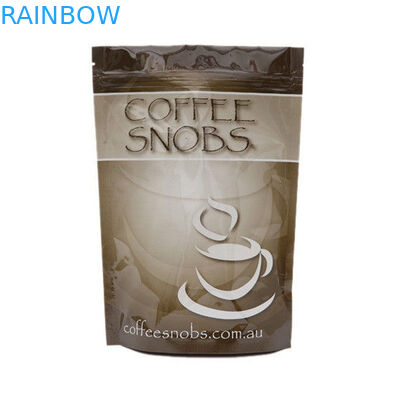 Custom 250g 500g 1kg square block flat bottom k coffee bean packaging bag