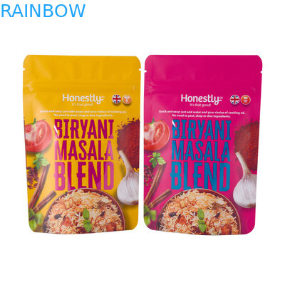 customized Stand Up Pouches zipper bag food grade plastic nut snack bags