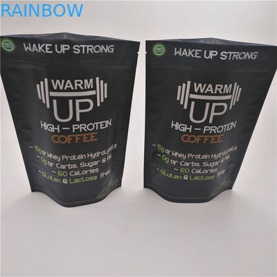 Food Grade reusable Stand Up Plastic Pouches Packaging Foil Coffee Bags 250g 500g 1kg