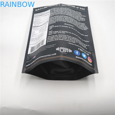 Food Grade printed plastic bags , nuts coffee bean packaging rotogravure printing