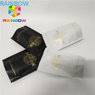 Plastic zipper Bottom Gusset Bags 500g stand up resealable coffee k pouch