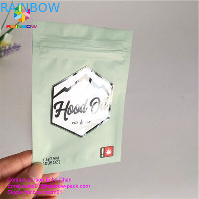 1 gram CBD oil / Hood oil Plastic Pouches Packaging 3 side sealed k mylar bag