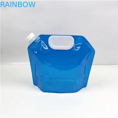 Outdoor Sports Spout Pouch Packaging 2L 3L 5L 10L BPA Free Folding Water Spout Pouch