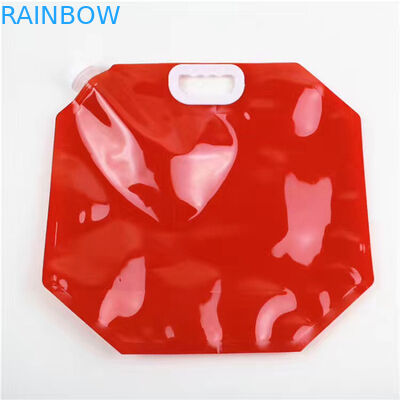 Outdoor Sports Spout Pouch Packaging 2L 3L 5L 10L BPA Free Folding Water Spout Pouch