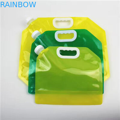 Outdoor Sports Spout Pouch Packaging 2L 3L 5L 10L BPA Free Folding Water Spout Pouch