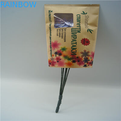 Clear Front Customized Paper Bags Zip Lock Three Side Seal Packaging Bag For Candy Nuts