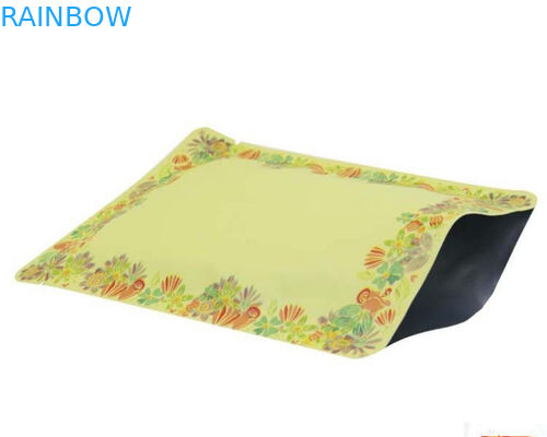 Custom Black Three Side Sealed Cosmetic Sample Packaging Bag For Cream