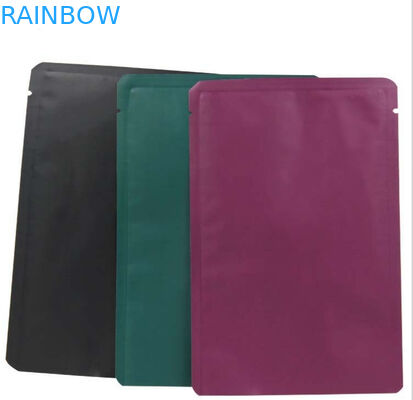 Colorful Heat Seal Pouches Three Side Sealed Packaging Bag For Skincare Mask