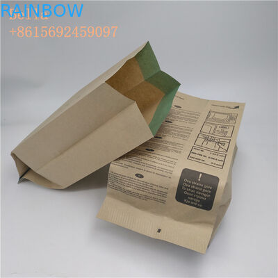 Heat Seal Microwave Paper Bag Popcorn Anti - Oil With Costomized Color