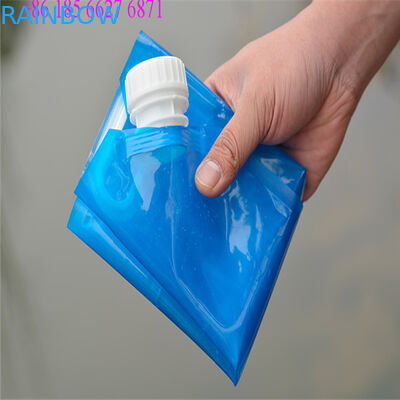 Outdoor Sports Plastic Pouches Packaging , 3 Gallons Folding Water Storage Bag