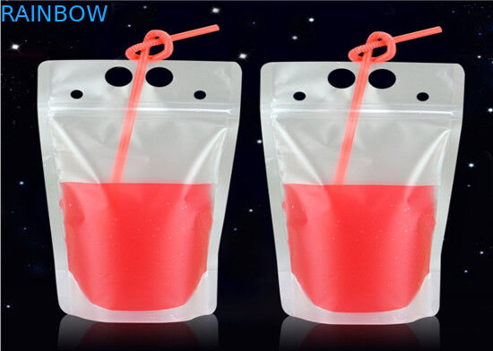 Zipper Stand Up Pouches Gravnre Printing Reusable Custome Thickness For Milk
