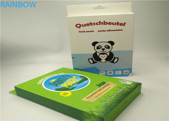 Recyclable Jewelry Packaging Boxes White Glossy Lamination Offset Printing