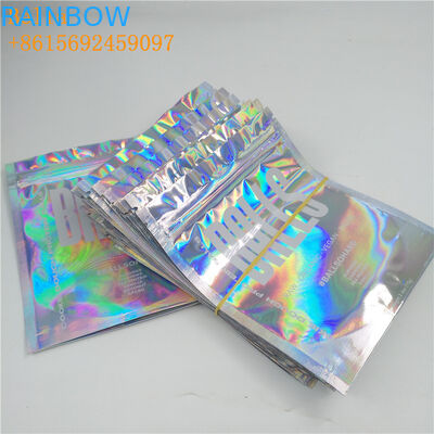Glossy Plastic Holographic Foil Pouch Packaging