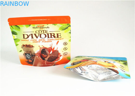 120 - 150 Microns Plastic Pouches Packaging Gravnre Printing 20000 Pcs MOQ