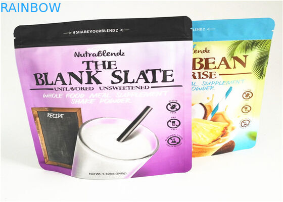 120 - 150 Microns Plastic Pouches Packaging Gravnre Printing 20000 Pcs MOQ