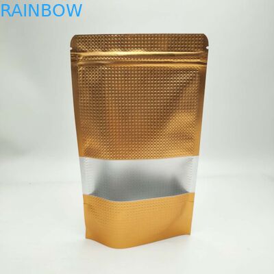 Aluminum Stand Up Pouches 200g / 250g Logo Customized For Coffee Beans