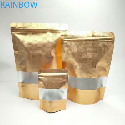 Aluminum Stand Up Pouches 200g / 250g Logo Customized For Coffee Beans