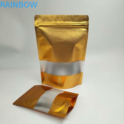 Aluminum Stand Up Pouches 200g / 250g Logo Customized For Coffee Beans