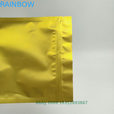 Gold Laminated Aluminum Plastic Pouches Packaging 25g / 50g / 100g For Tea