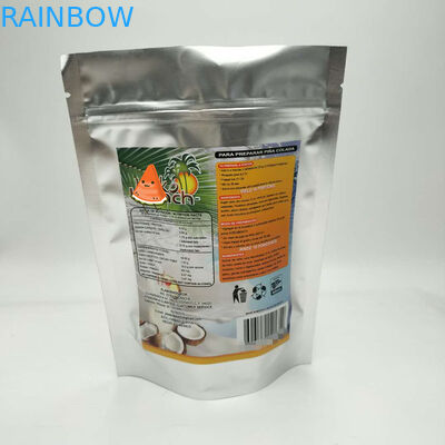Customized Size Plastic Pouches Packaging , Stand Up Aluminum Foil Bag
