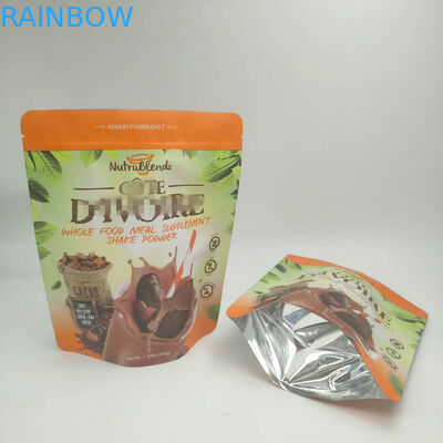 Customized Size Plastic Pouches Packaging , Stand Up Aluminum Foil Bag