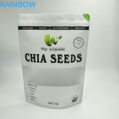 Customized Size Plastic Pouches Packaging , Stand Up Aluminum Foil Bag