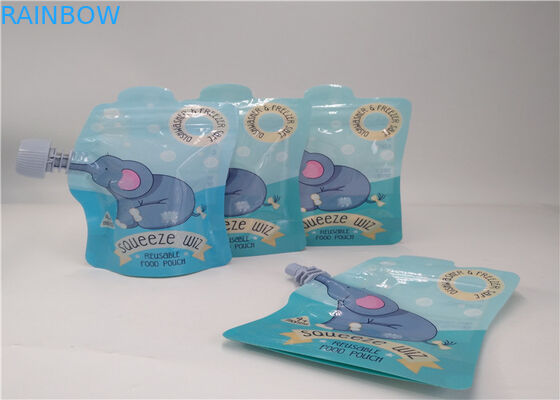 Custom Printing Transparent Spout Pouch Packaging