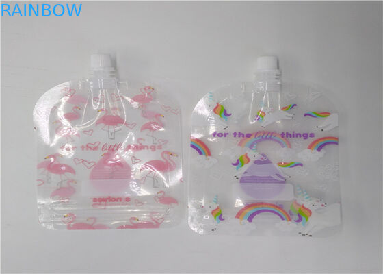 Custom Printing Transparent Spout Pouch Packaging