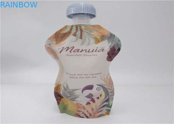 Custom Printing Transparent Spout Pouch Packaging