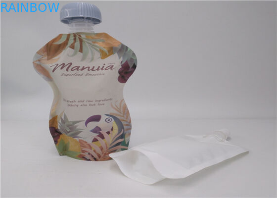 Custom Printing Transparent Spout Pouch Packaging
