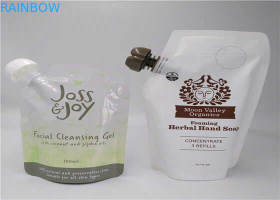 Custom Printing Transparent Spout Pouch Packaging