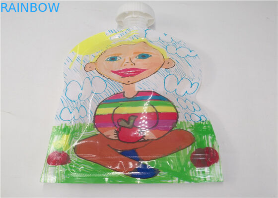 Custom Printing Transparent Spout Pouch Packaging