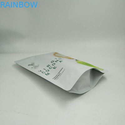 Custom Self Seal Plastic Zipper Bags Aluminum Foil For Nutrition Protein Powder