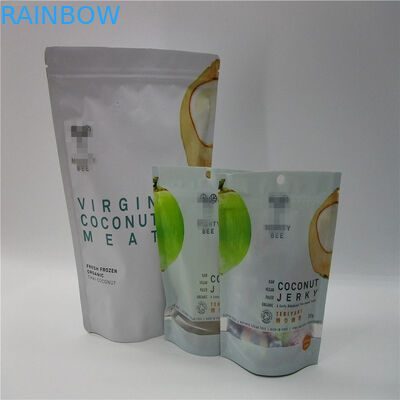 Transparent Window Plastic Pouches Packaging For Coconut Sugar Sachet