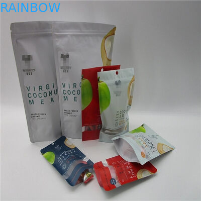 Transparent Window Plastic Pouches Packaging For Coconut Sugar Sachet