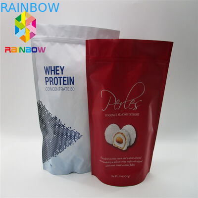 k Plastic Pouch Bag Foil Laminated For Coffee / Candy / Dried Fruit
