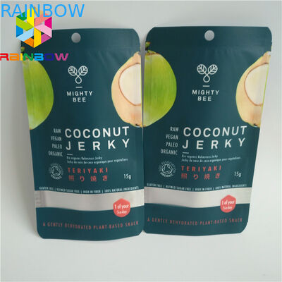 Foil Laminated Snack Bag Packaging Food Grade 100 - 150 Micron Thickness