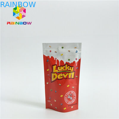 Aluminum k Snack Bag Packaging , Foil Laminated Stand Up Bags For Cotton Candy