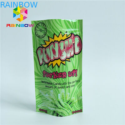 Aluminum k Snack Bag Packaging , Foil Laminated Stand Up Bags For Cotton Candy