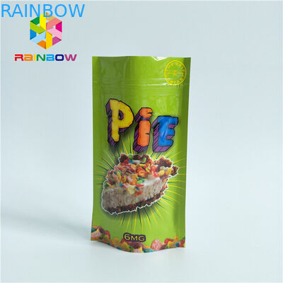 Aluminum k Snack Bag Packaging , Foil Laminated Stand Up Bags For Cotton Candy
