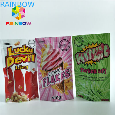 Aluminum k Snack Bag Packaging , Foil Laminated Stand Up Bags For Cotton Candy