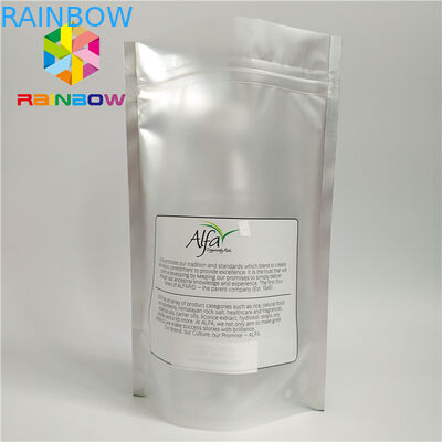 Eco - Friendly Aluminum Foil Stand Up Bags , Plastic Pouch Packaging  For Tea protein powder.