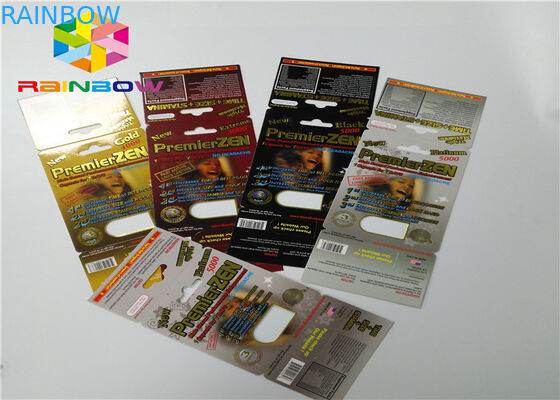 3D Effect Crazy Rhino 69 Rhino 7 Capsule Sex Pills Card male enhancement pill packaging boxes and blister 3d cards / box