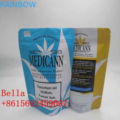 Heat Seal Plastic Pouches Packaging Three - Layer Laminated With Logo Printing