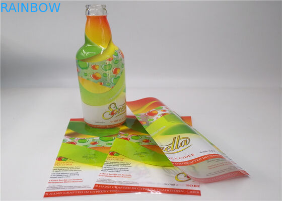 Waterproof PET / PVC Shrink Sleeve Labels