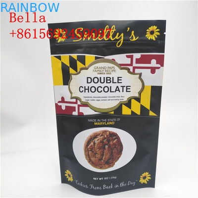 Matt Finish k Snack Bag Packaging Light Proof Puncture Resistance