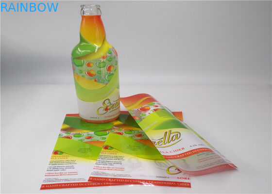 Adhesive Waterproof Shrink Sleeve Labels