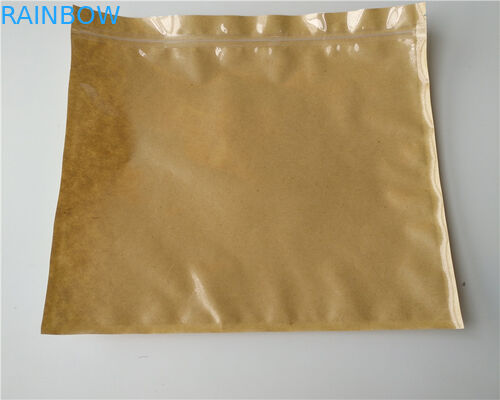 Front Side Clear Customized Paper Bags For Powder / Candy / Coffee