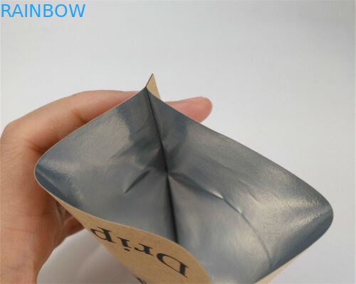 150 Micron Thickness Paper Food Bags Strong Freeze Resistance For Bread Packaging