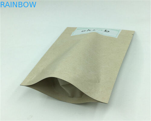 150 Micron Thickness Paper Food Bags Strong Freeze Resistance For Bread Packaging